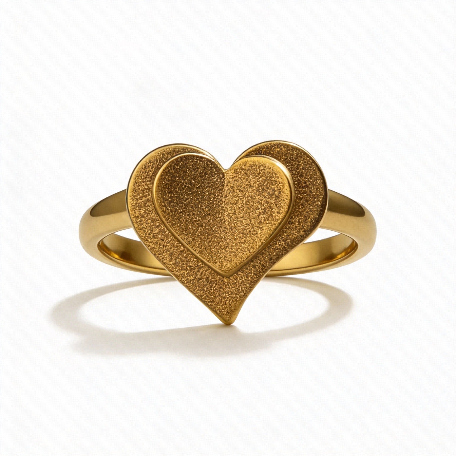 ANELLO IN ACCIAIO REGOLABILE “AMORE DOPPIO”