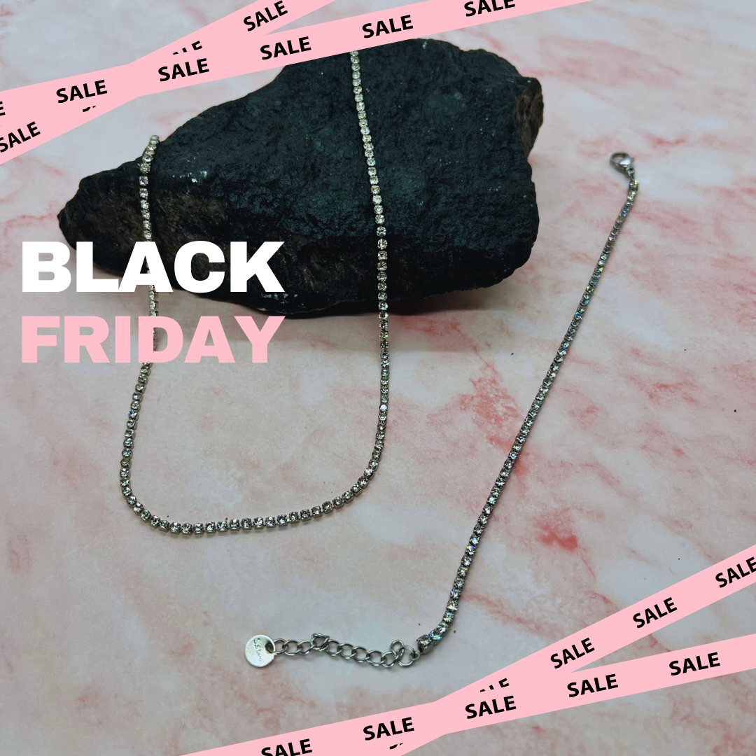 COMPLETO TENNIS COLLANA E BRACCIALE