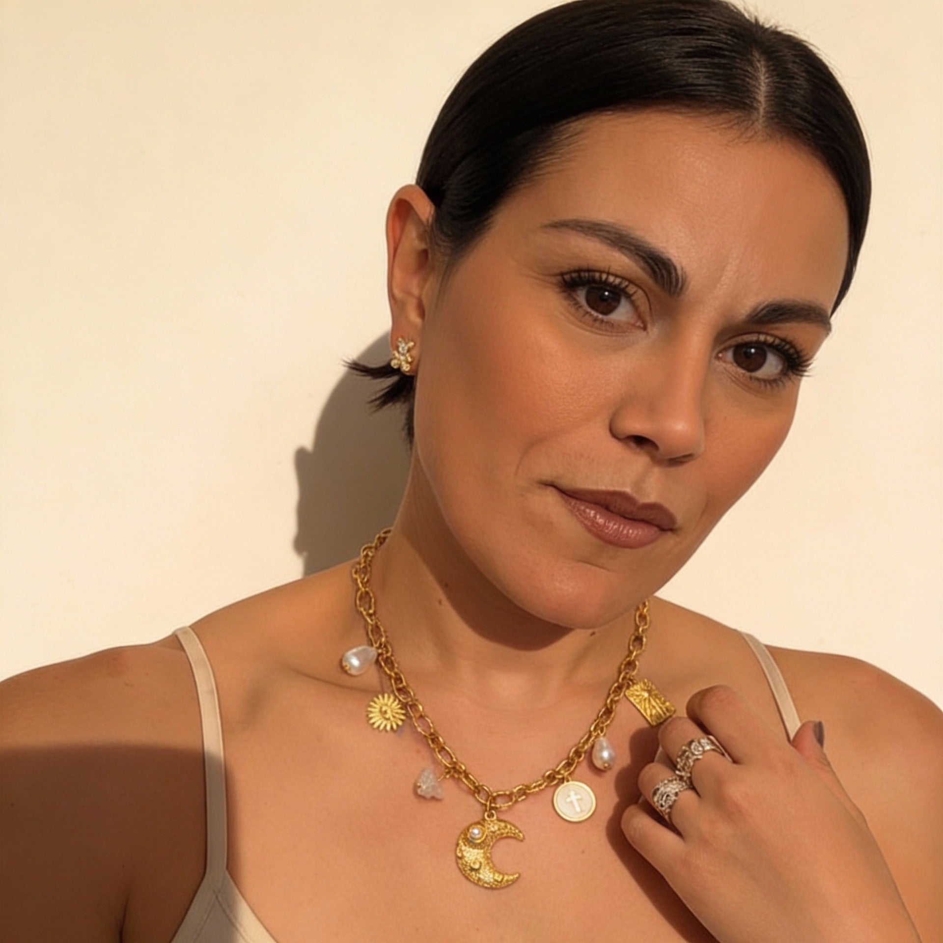 COLLANA IN ACCIAIO “MOON”