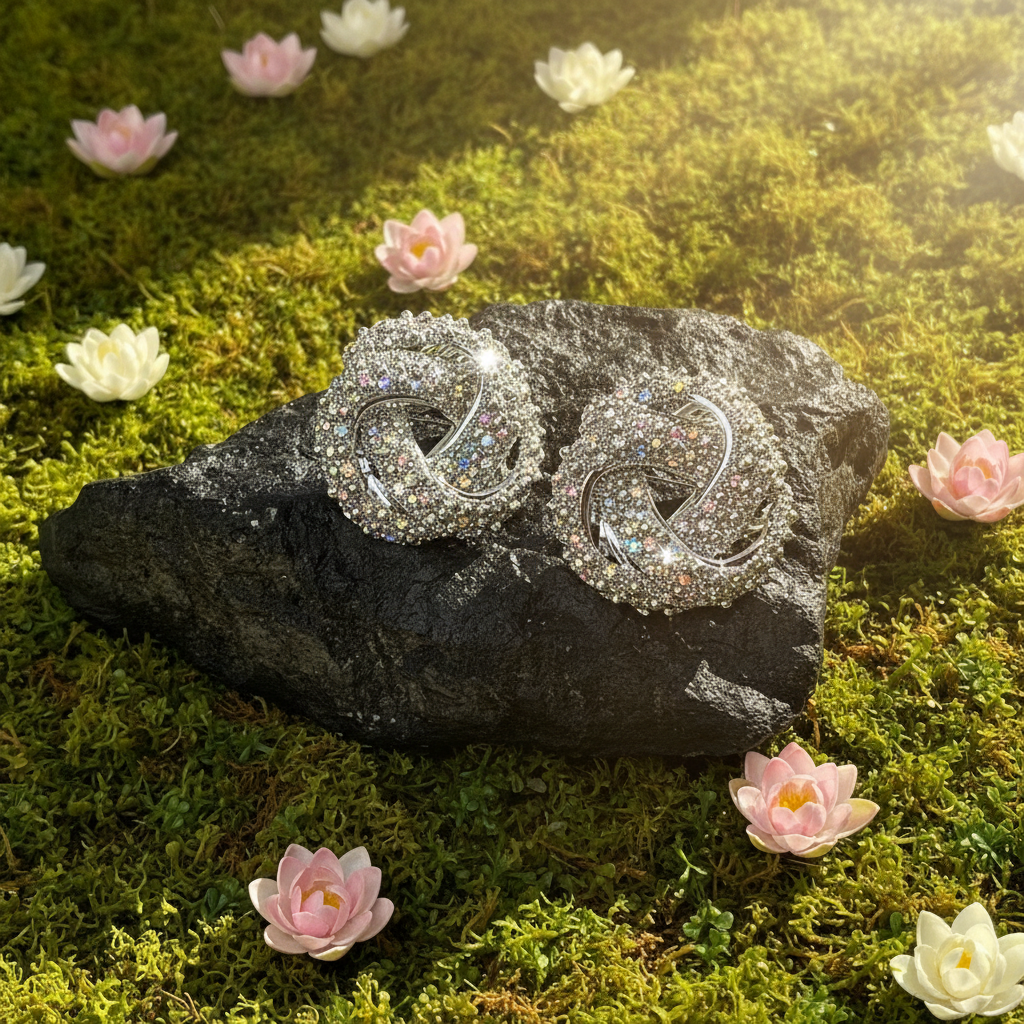 ORECCHINI "NODO LUMINOSO"