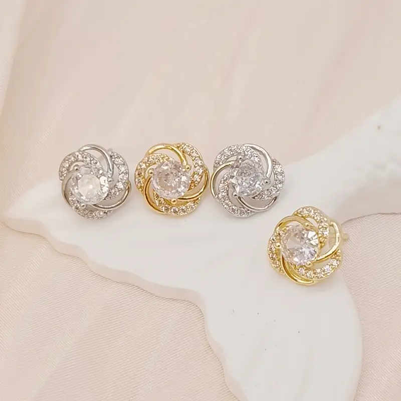 ORECCHINI TRILUCE ,ARGENTO 925