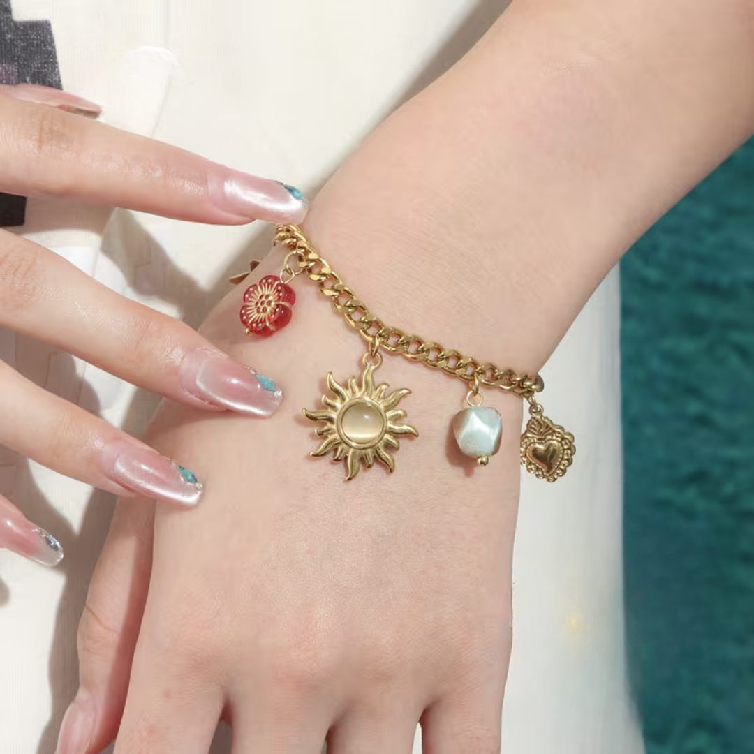 BRACCIALE SOLE PERLATO