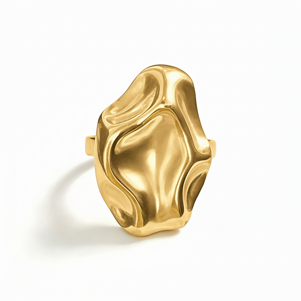 ANELLO IN ACCIAIO REGOLABILE  "RIFLESSO"