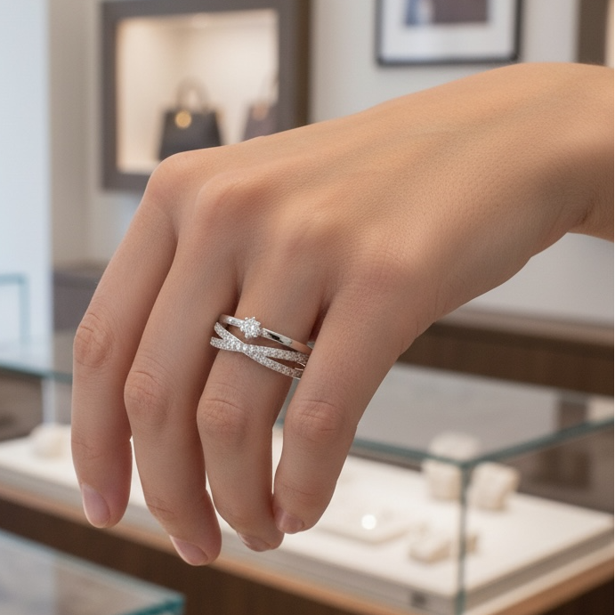 ANELLO LUCE INFINITA ARG.925