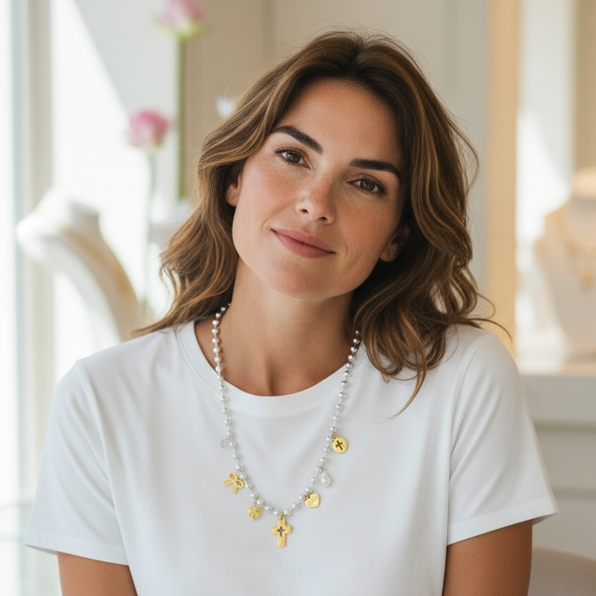 COLLANA CROCE FORATA