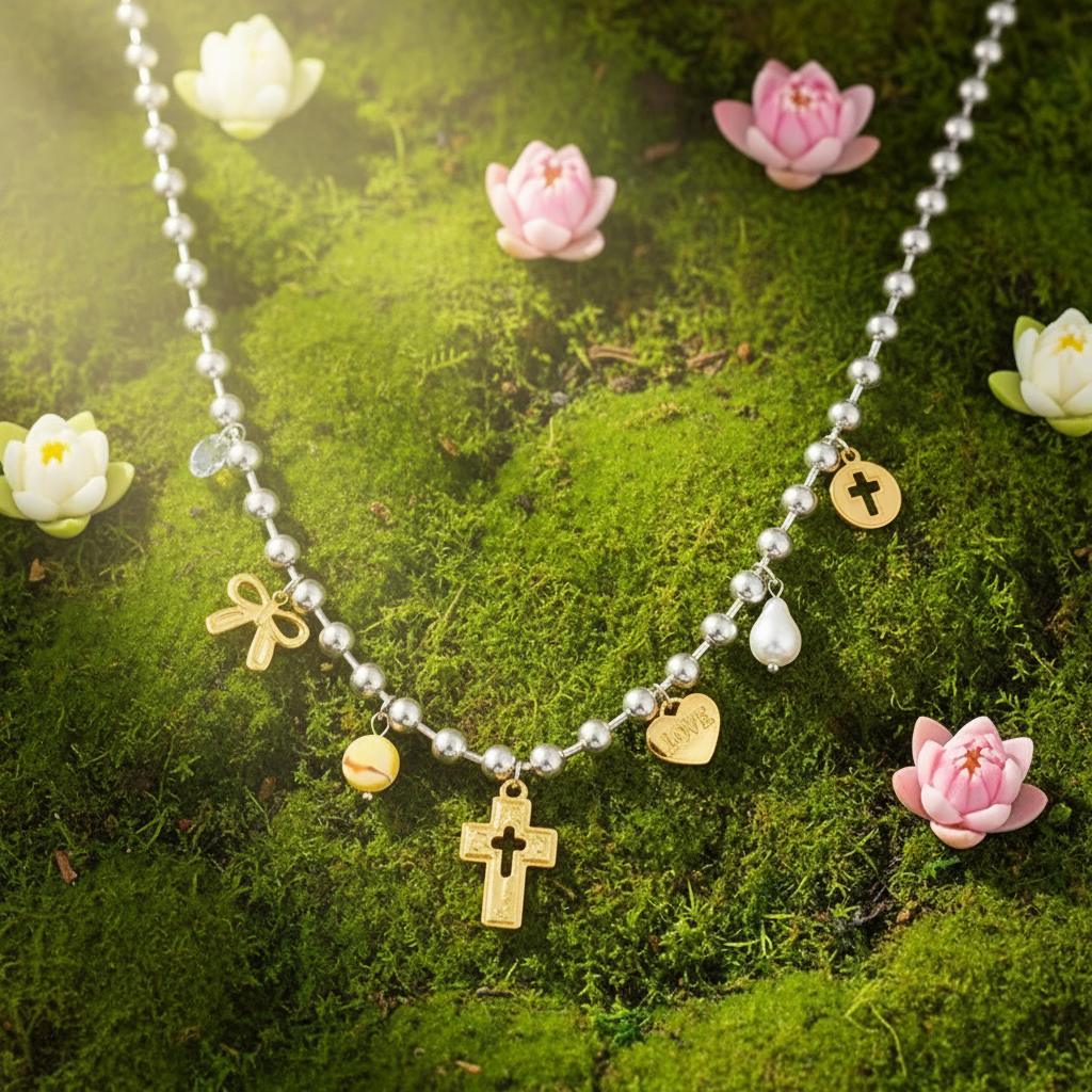 COLLANA CROCE FORATA