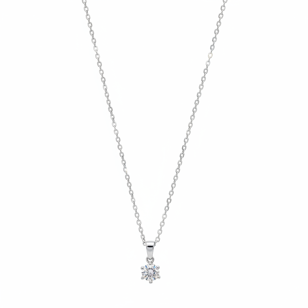 COLLANA IN ACCIAO ”PUNTO LUCE”