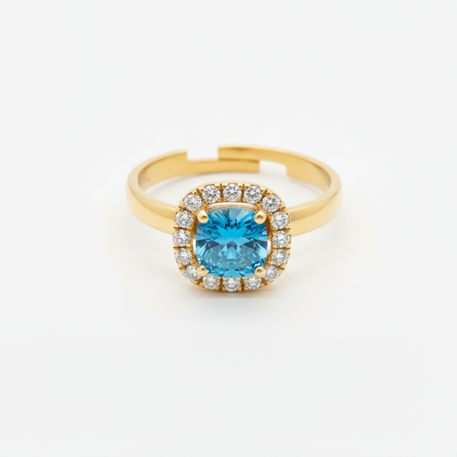 ANELLO IN ACCIAIO REGOLABILE “SOLITARIO”