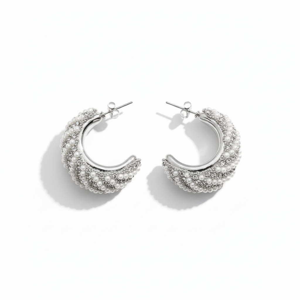 ORECCHINI IN ACCIAIO "ILLUMINA"