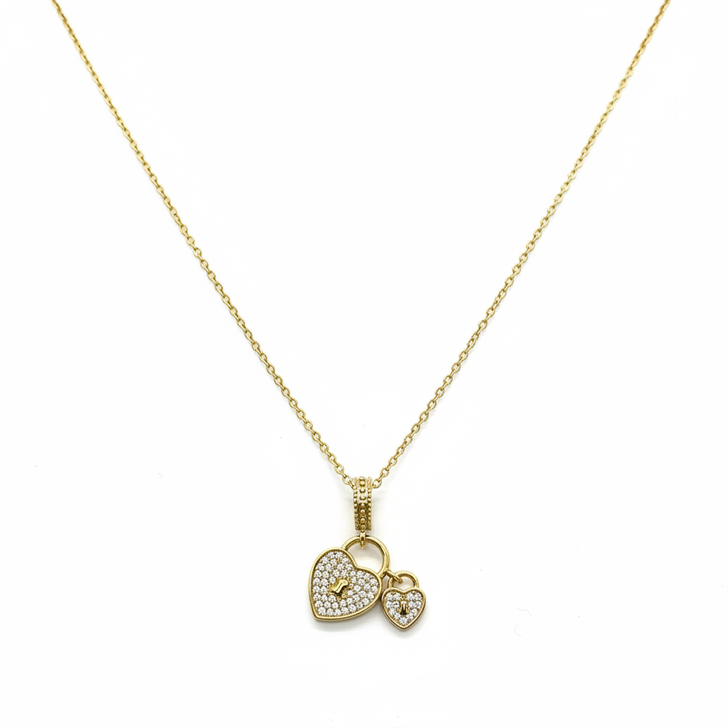 COLLANA IN ACCIAIO “LUCCHETTO AMOROSO”