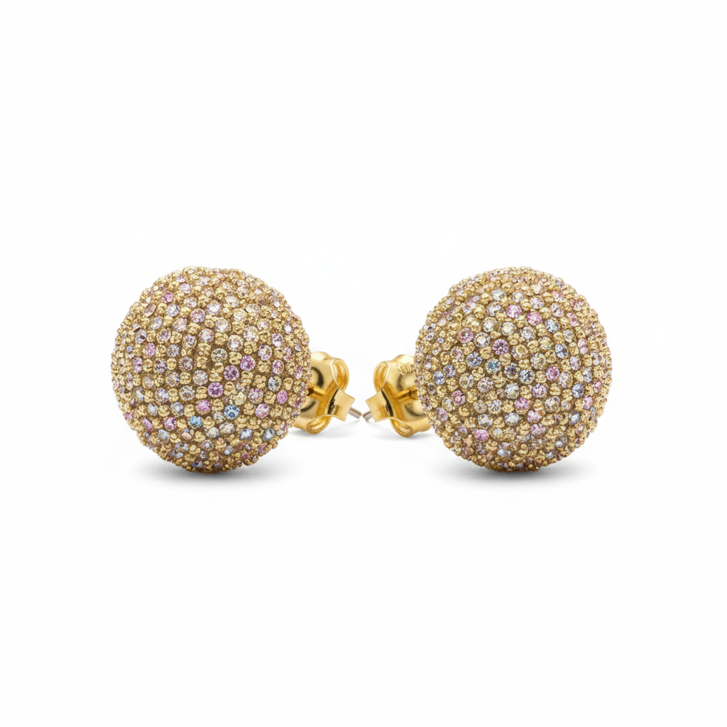 ORECCHINI  IN ACCIAO "LUNA"