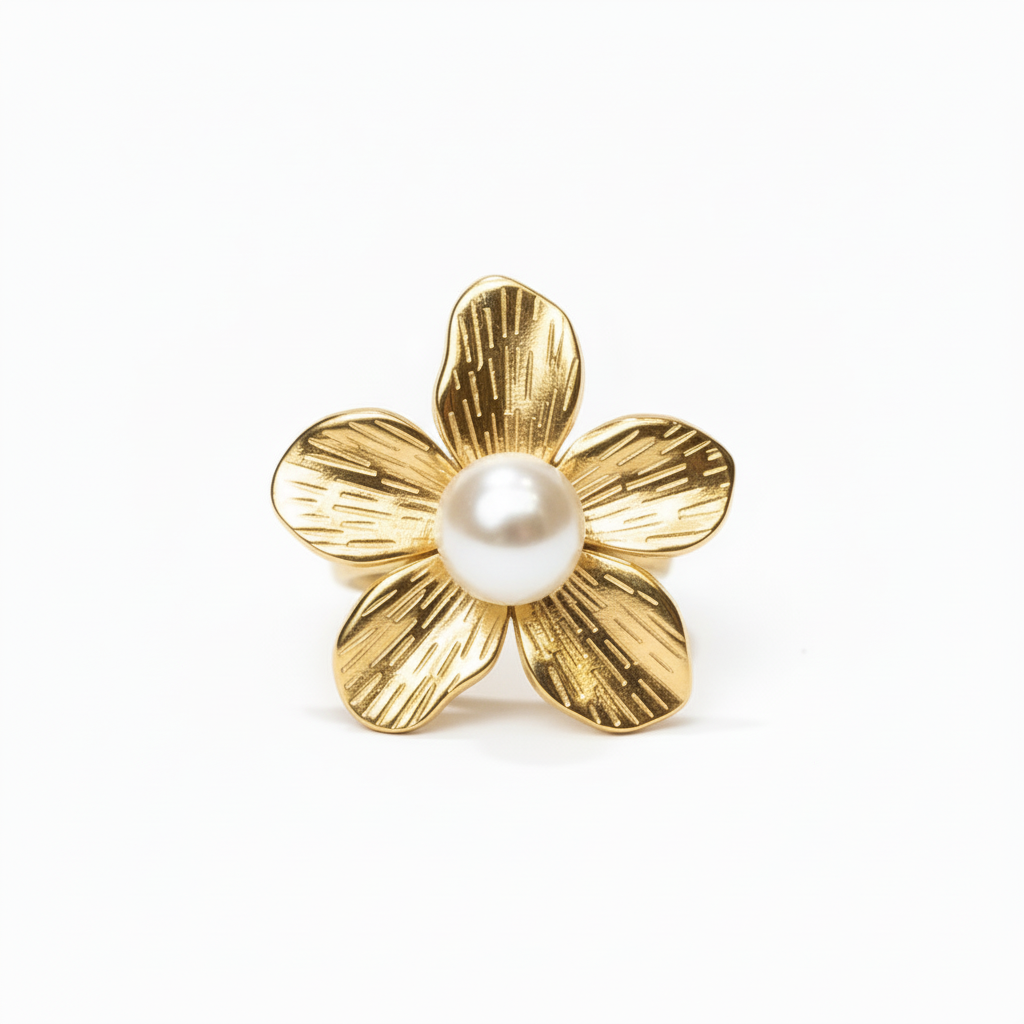 ANELLO IN ACCIAIO REGOLABILE "MARGHERITA"