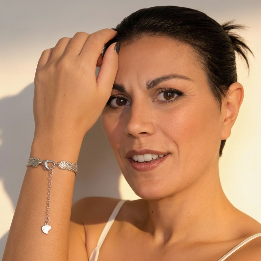 BRACCIALE IN ARGENTO 925 "MAGLIA"