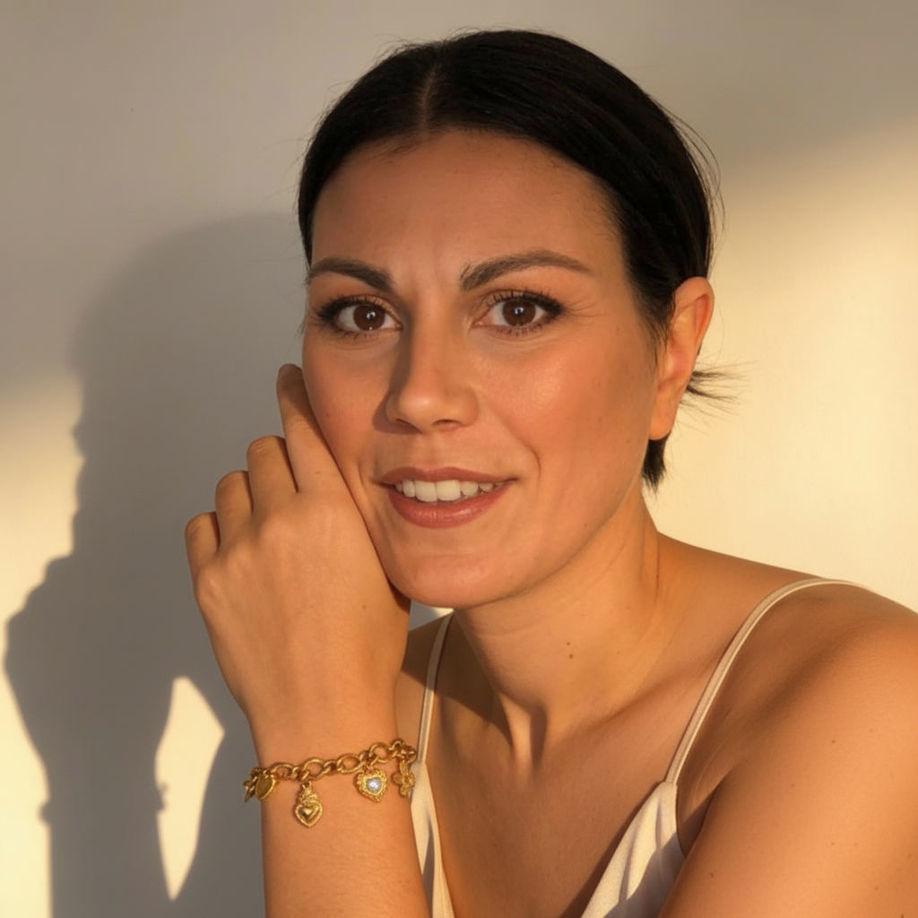 BRACCIALE IN ACCIAIO "CUORICINI"