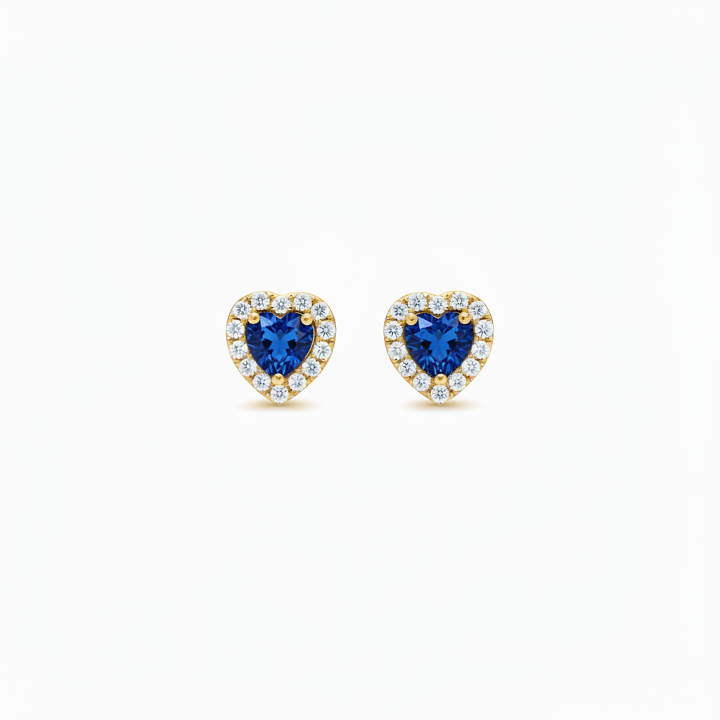 ORECCHINI IN ACCIAIO "CUORE PREZIOSO" GOLD