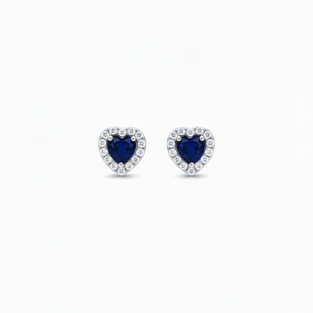 ORECCHINI IN ACCIAIO "CUORE PREZIOSO" SILVER
