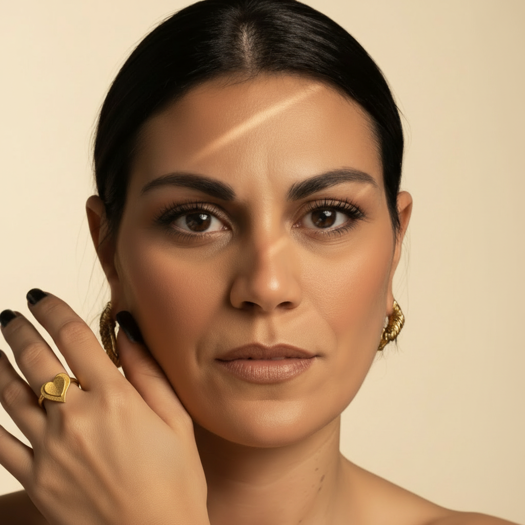 ANELLO IN ACCIAIO REGOLABILE “AMORE DOPPIO”