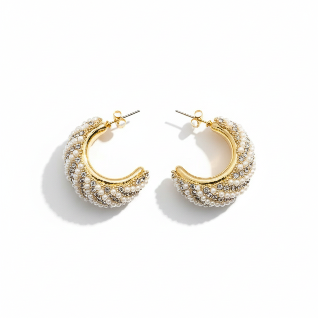 ORECCHINI IN ACCIAIO "ILLUMINA"