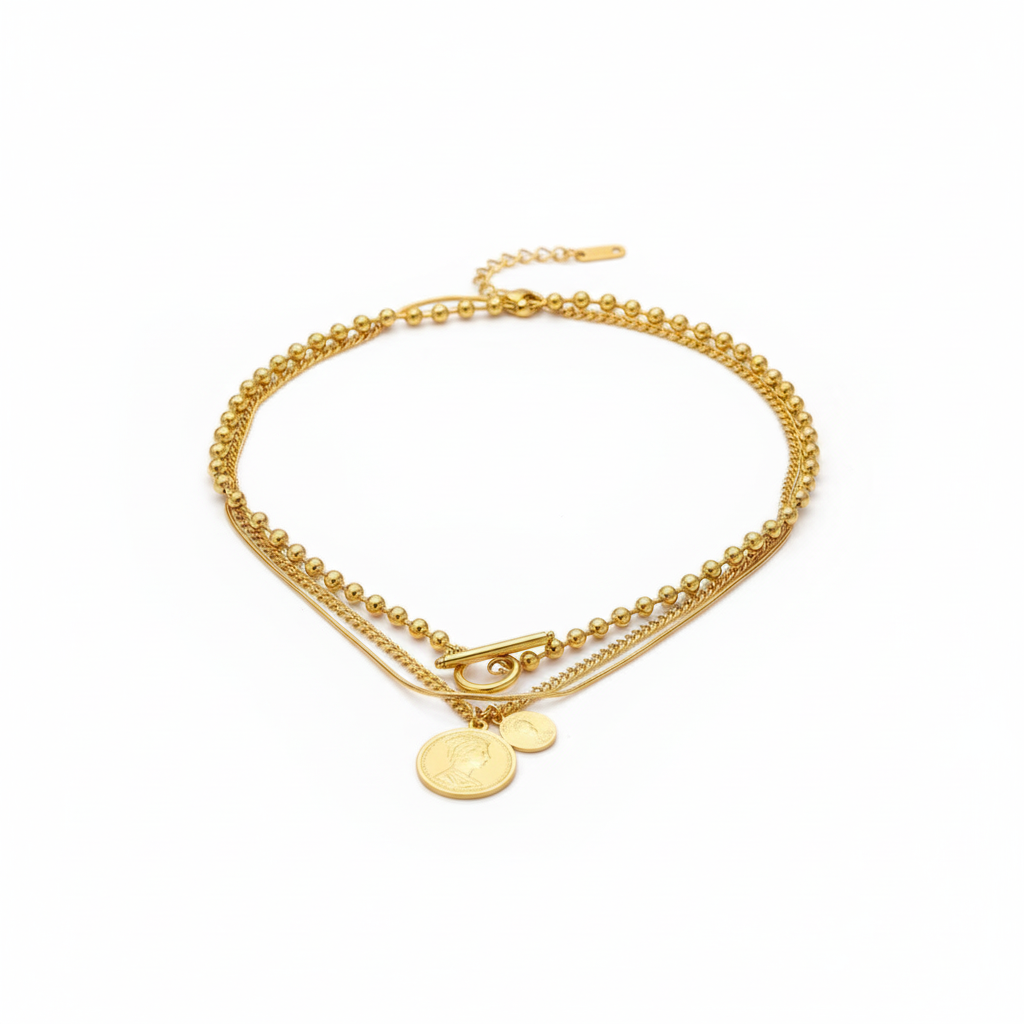 COLLANA IN ACCIAIO ELISABETTA